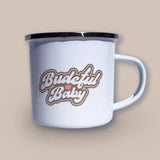 Budeful Baby Girl Enamel Mug.
