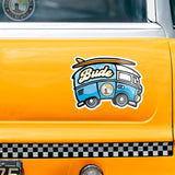 Bude Campervan Bumper Sticker Large