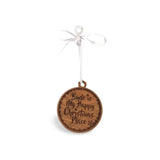 Bude is My Happy Christmas Place Tree Decor.