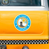 Bude Is My Happy Place Large Bumper Sticker