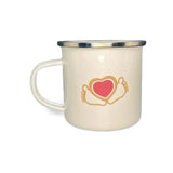 Budeful Baby Girl Enamel Mug.