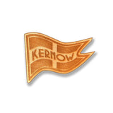 Cherry Wood Kernow Fridge Magnet.