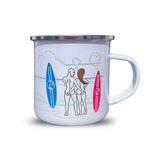 Double Up Enamel Mug.