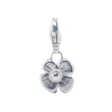 Budeful Sterling Silver Flower Charm.