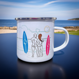 Double Up Enamel Mug.