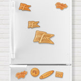 Maple Wood Ker-Now Fridge Magnet.