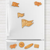 Maple Wood Kernow Fridge Magnet.