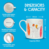 Shacked Bone China Mug