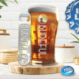 Stainless Budeful Logo Bar Blade.