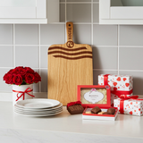 Budeful Waves Wood Tapas Board