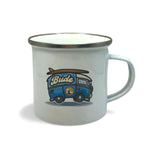 Budeful Campervan Enamel Mug.