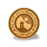 The Best Tea Is Brewed in Bude Coaster Set.