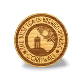 The Best Tea Is Brewed in Bude Coaster Set.