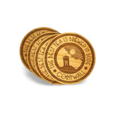 The Best Tea Is Brewed in Bude Coaster Set.