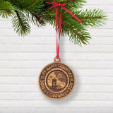 Bude is My Happy Christmas Place Logo Tree Decor.