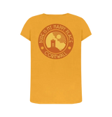Women's Orange My Happy Place T shirt.