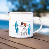 Plunging Breaker 2 Enamel Mug.