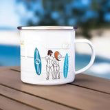 Plunging Breaker 2 Enamel Mug.