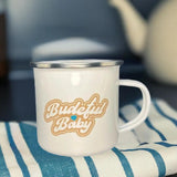 Budeful Baby Boy Enamel Mug.