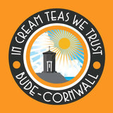 In Cream Teas We Trust Luxury Print.