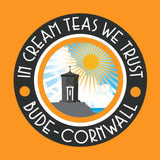 In Cream Teas We Trust Luxury Print.