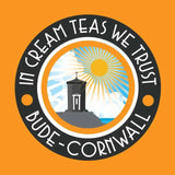 In Cream Teas We Trust Luxury Print.