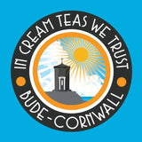 In Cream Teas We Trust Greetings Cards.