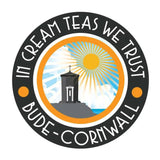 In Cream Teas We Trust Greetings Cards.