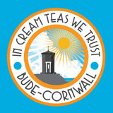 In Cream Teas We Trust Greetings Cards.