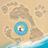 Sandy Footprints Greetings Cards.