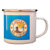 Bude Is My Happy Place Enamel Mug | Budeful.