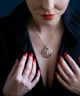 Budeful Sterling Silver Sunbeam Pendant 18".