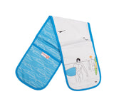 Big Blue Oven Gloves | Budeful.