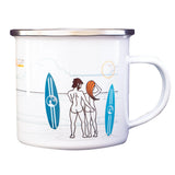 Plunging Breaker 2 Enamel Mug.
