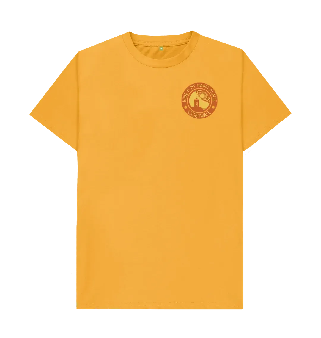 Mustard Budeful Bude Ts My Happy Place Orange