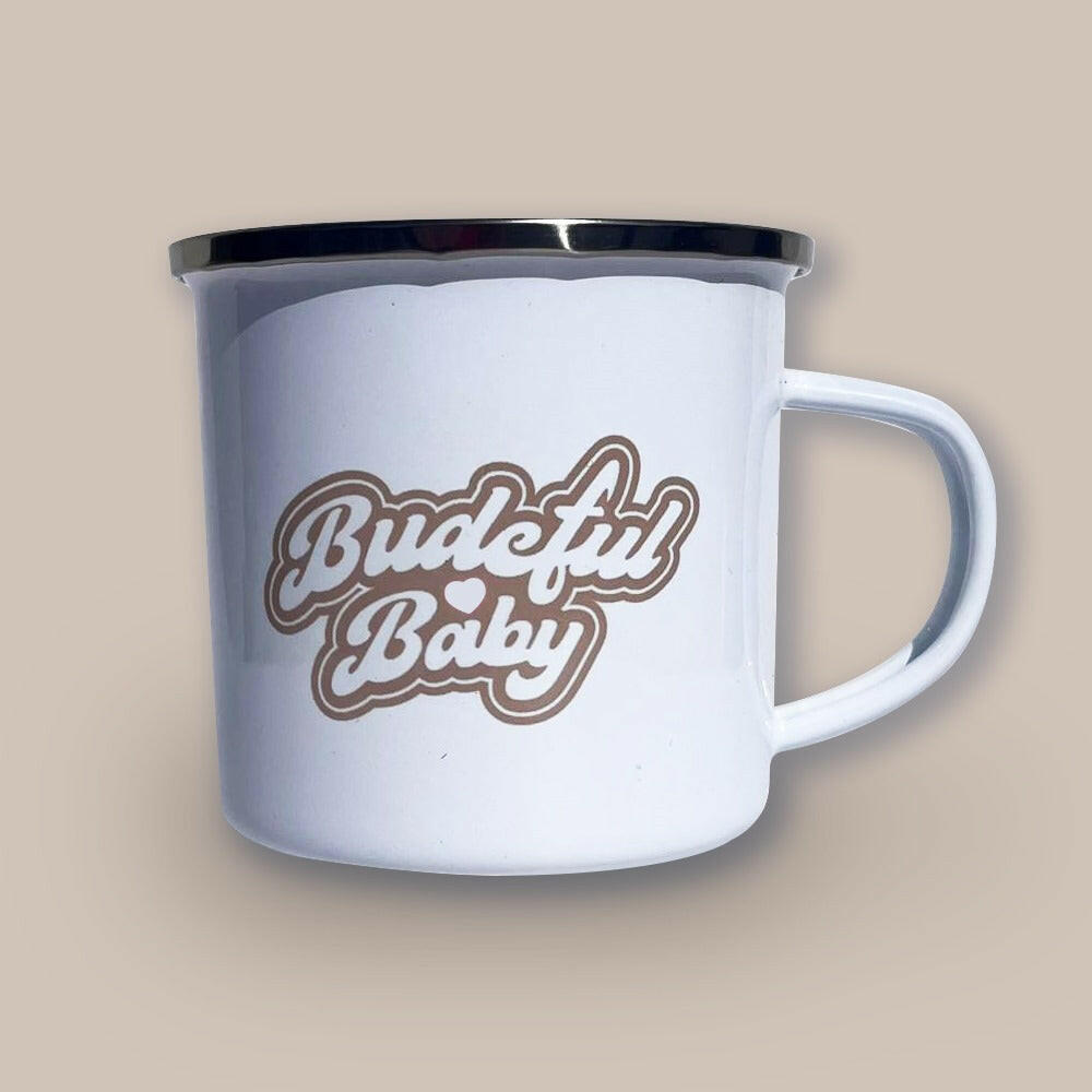 Budeful Baby Enamel Mug.