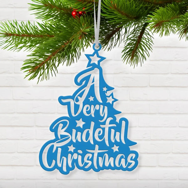 Budeful Blue Christmas Tree Decor