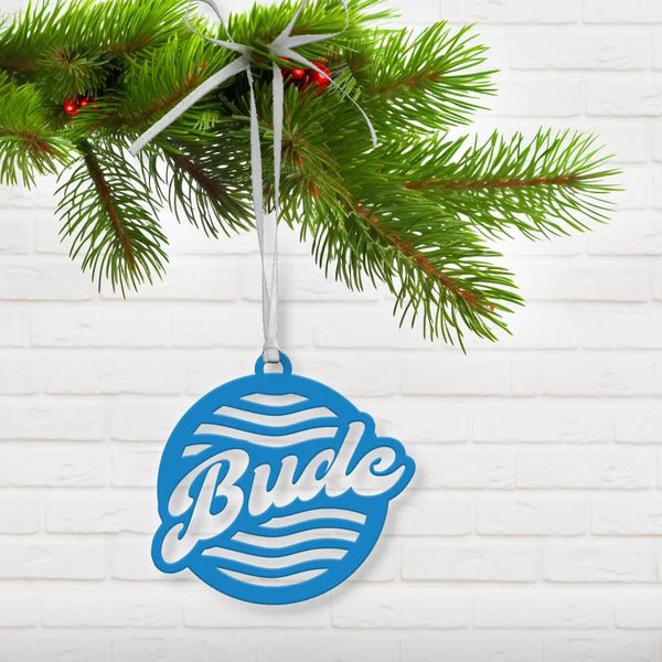 Blue Bude Wavy Tree Decor