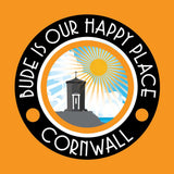 Our Happy Place Luxury Print Orange & Black