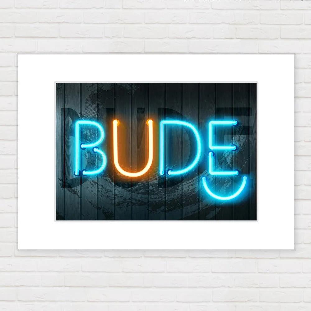 U in Bude Neon Print | Budeful.