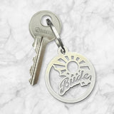 Chrome Bude Keyring