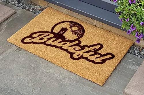 Budeful Logo Coconut Mat.