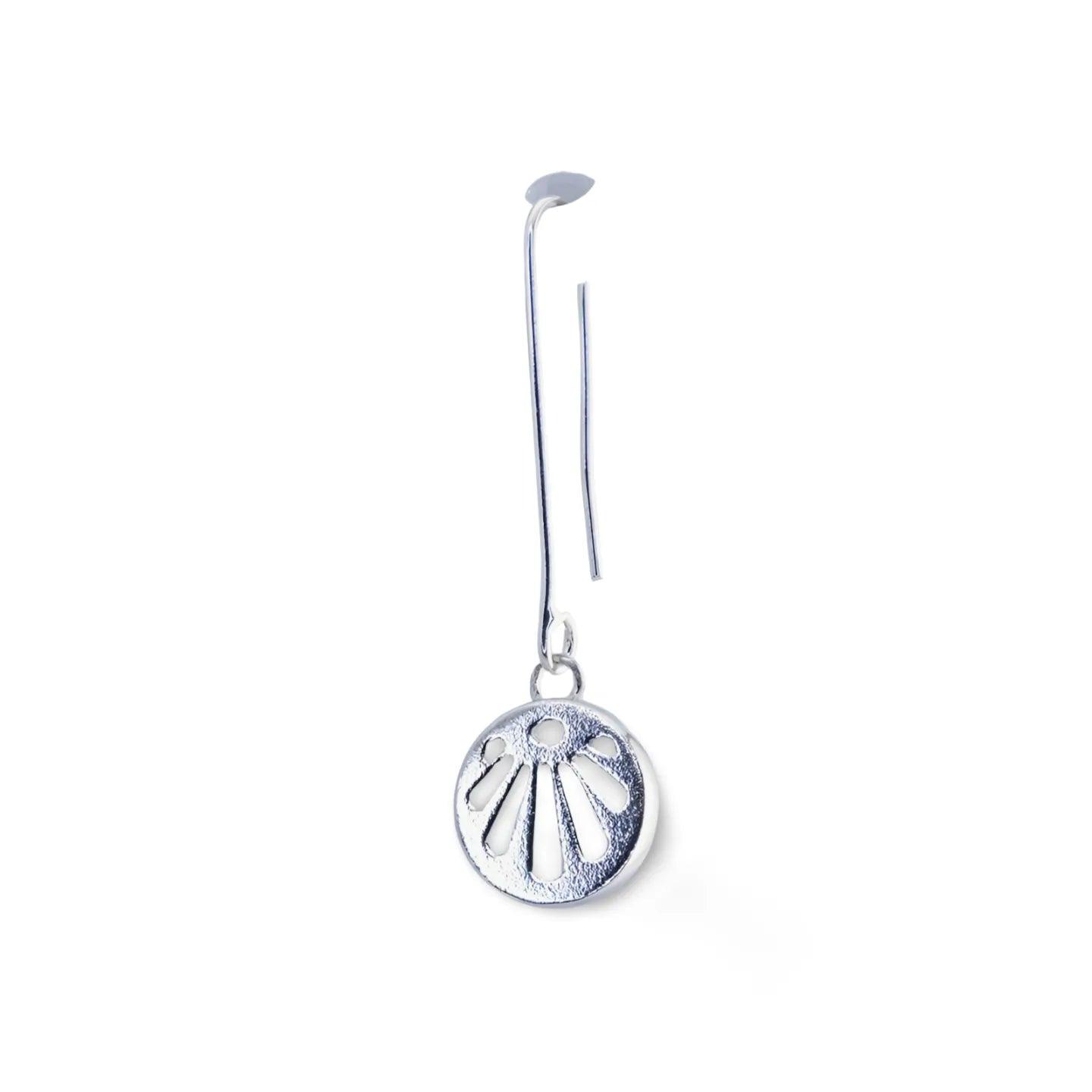 Budeful Sterling Silver Sunbeam Earrings.