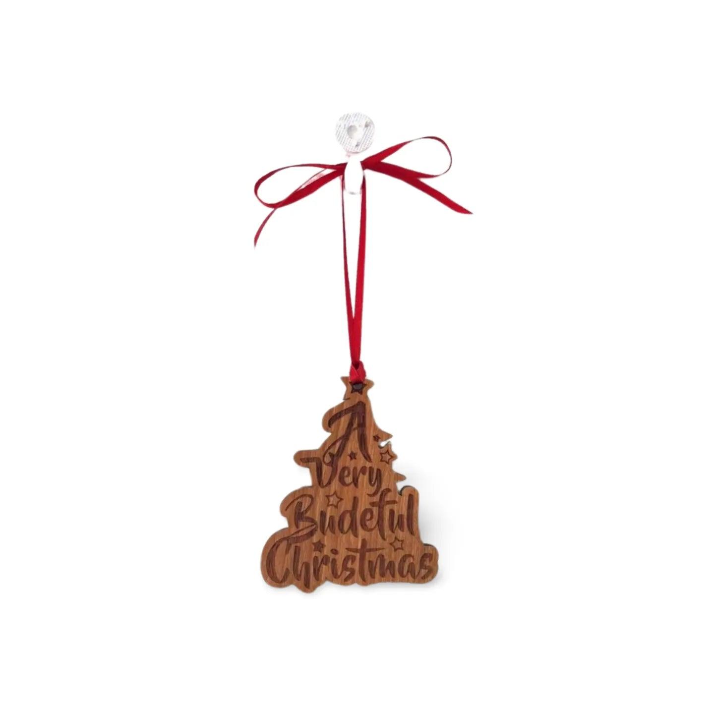 A Very Budeful Christmas Tree Decor.
