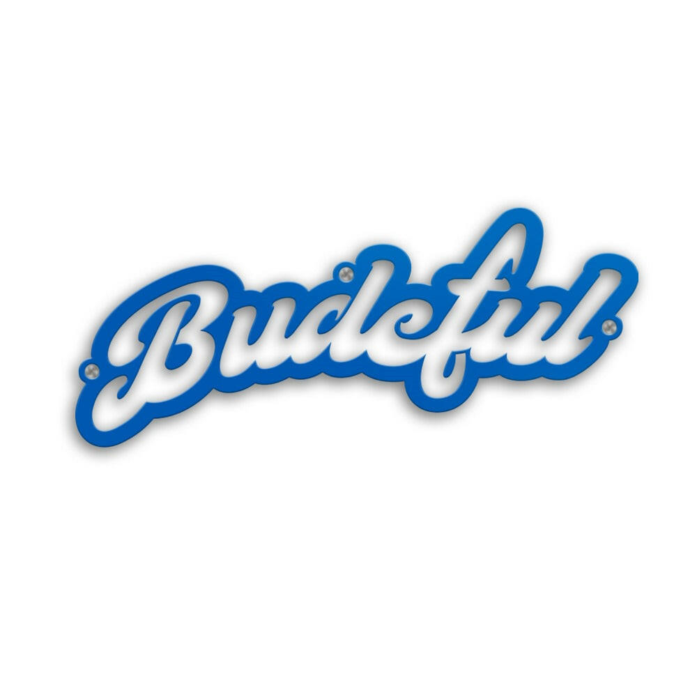 Budeful Script Wall Hanging.