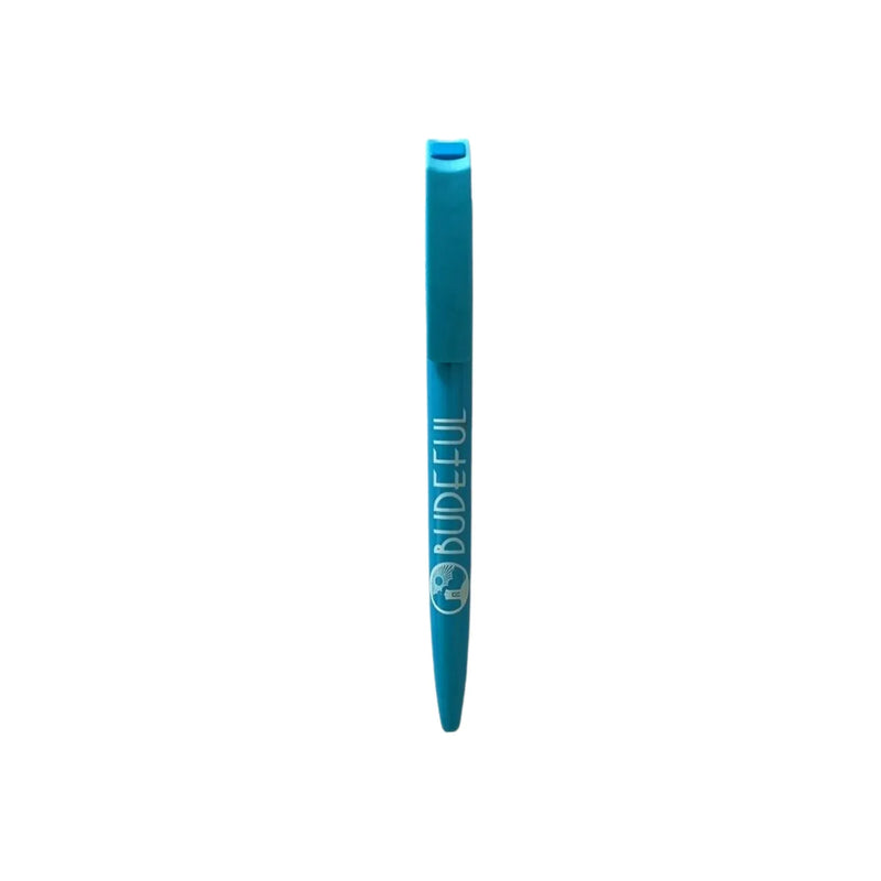 Budeful Turquoise Recycled Plastic Pen