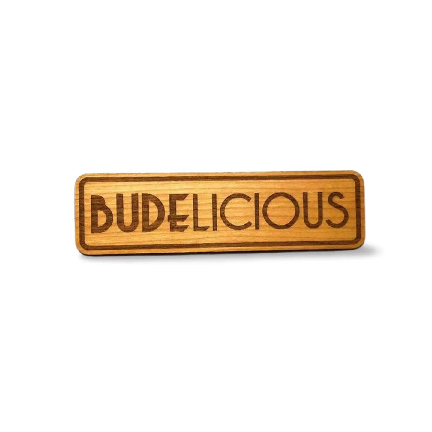 Budelicious Fridge Magnet.