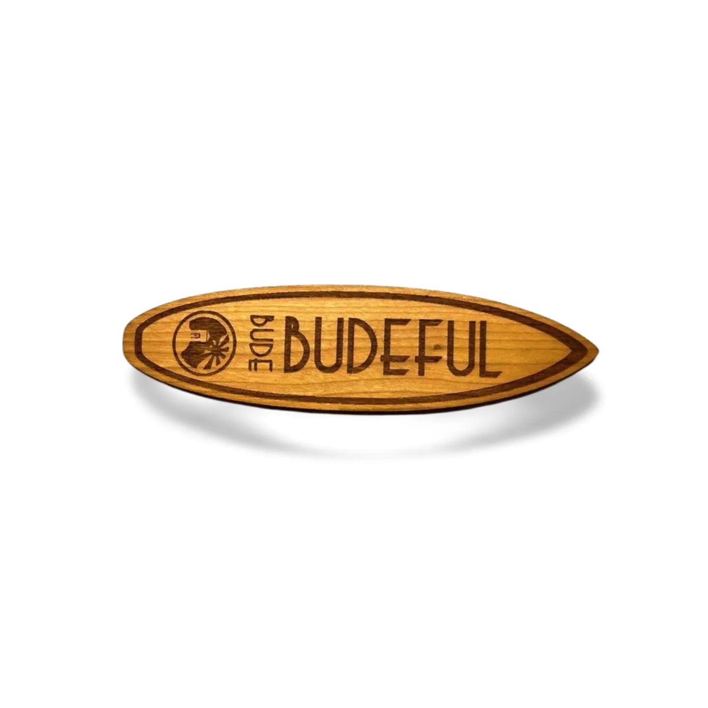 Budeful Bude Surfboard Fridge Magnet.