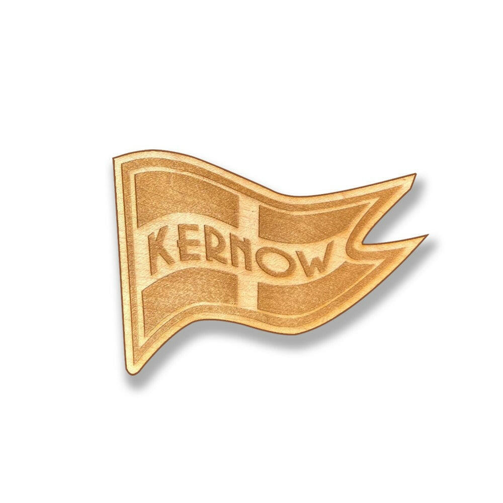 Maple Wood Kernow Fridge Magnet.