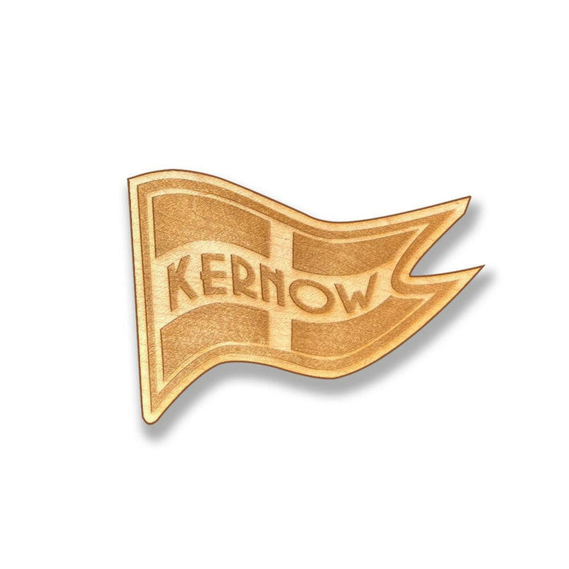Maple Wood Kernow Fridge Magnet.